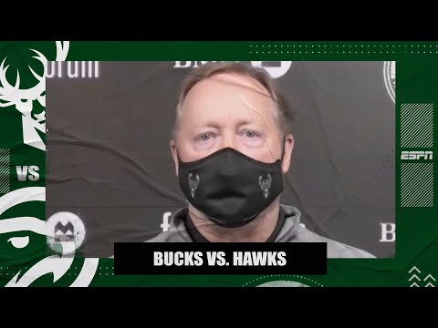 マイク・ブデンホルツァーがバックスの対ホークス戦勝利を語る｜NBA on ESPN (Mike Budenholzer talks Bucks' win vs. Hawks | NBA on ESPN)