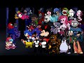 FNF Endless But Everyone Sings It Different Characters Sing It VS Sonic Exe
