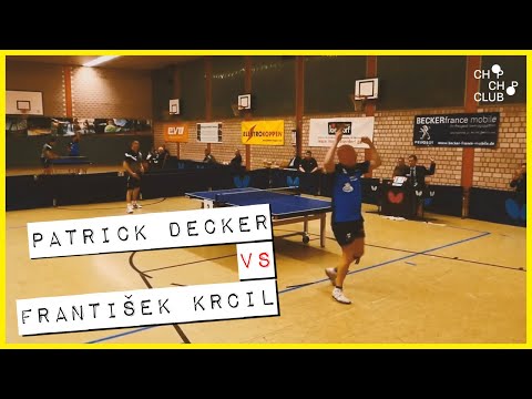 Patrick Decker vs. František Krčil (TTS Borsum X SC Buschhausen | 3. Bundesliga Tischtennis 2018)