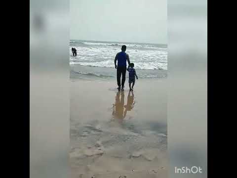 Dhruvan@Beach for the first time... #beach #shortsfeed #shorts