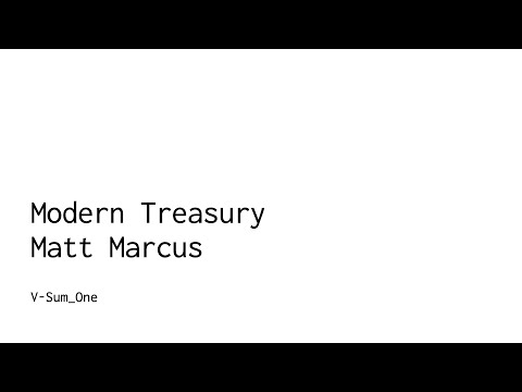 Modern Treasury technical briefing thumbnail