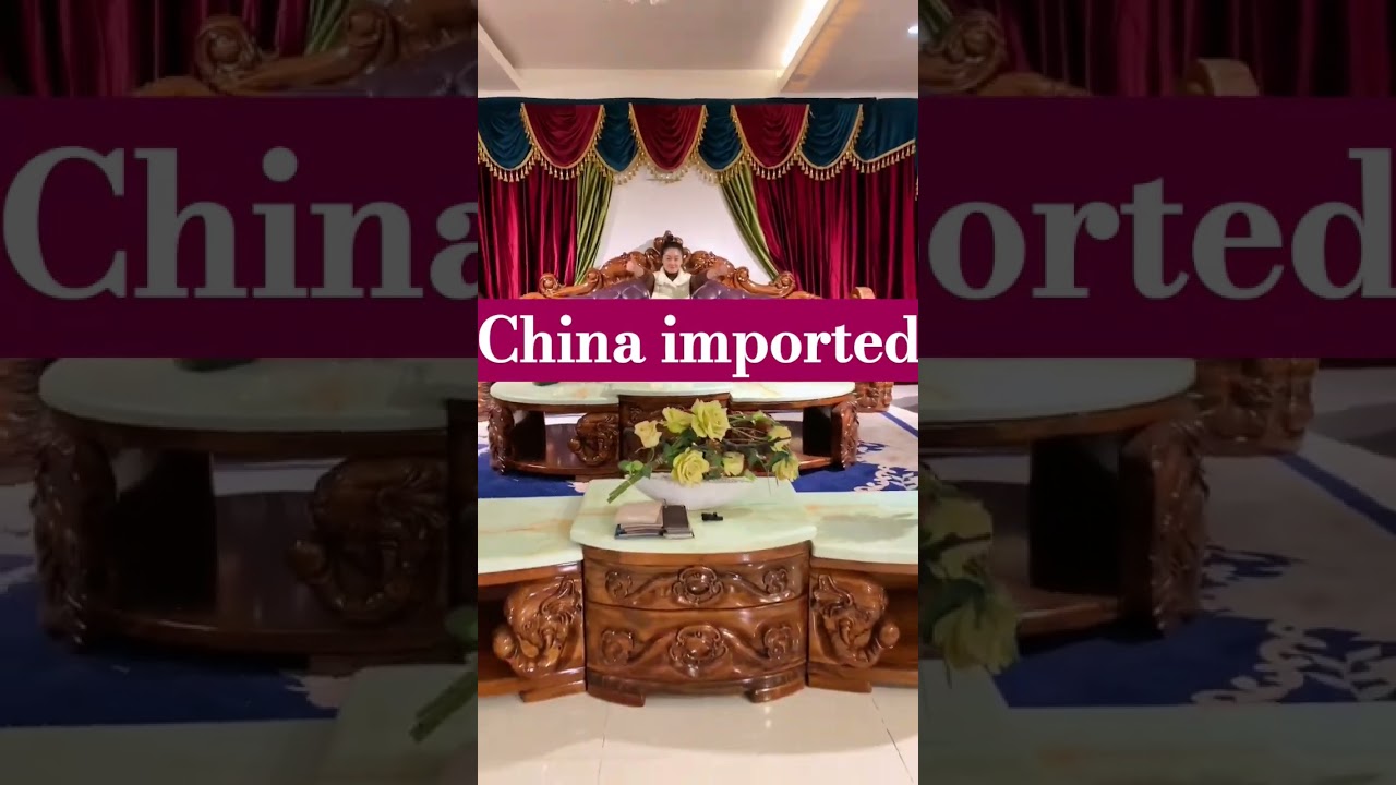 World's best wooden sofa | China imported | luxury wooden sofa #luxury #viral #shorts