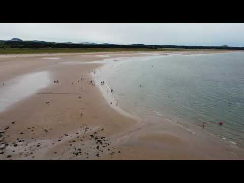 Drone flyover of Belhaven Bay