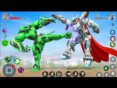 🦖 Green Dino Robot War 2025 💥 Multi Transformer Car Jet Battle | Android Gameplay Part 80
