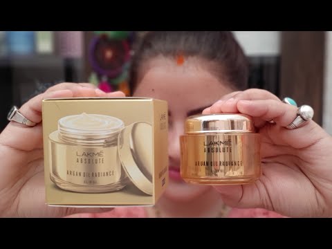 Lakme absolute argan oil radiance oil in gel review & demo | makeup moisturizer for summers | RARA | Video