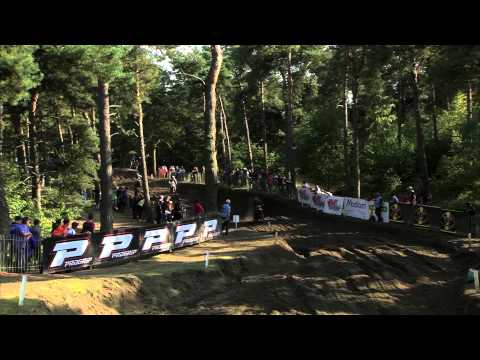 MXGP of Benelux 2013 - Ken De Dycker Pass on Simpson & Desalle - Lierop - Motocross