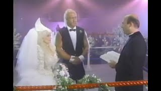 1987 Hulk Hogan &amp; Dolly Parton Wedding Music Video on Dolly Variety Show