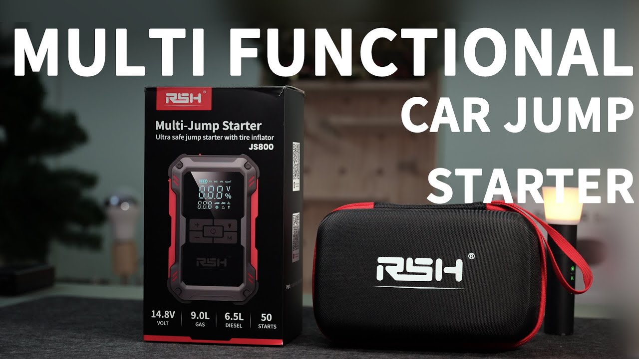 RSH-JS800, Multifunctional Car Jump Starter, Detailed Operating Guide