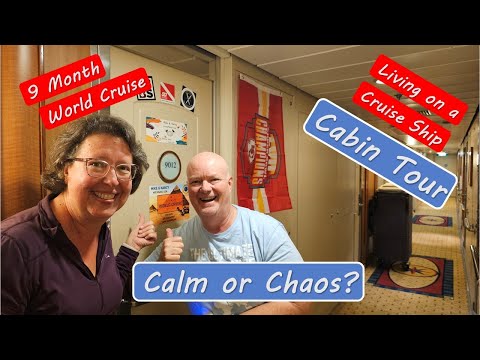 Living On A Cruise Ship For 4 Months! Cabin Tour, Calm or Chaos?