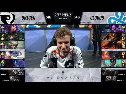 OG vs C9 - 2019 Rift Rivals - Origen vs Cloud 9