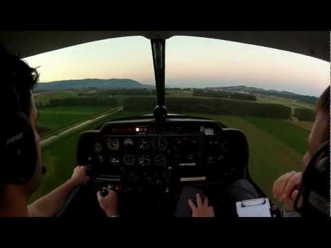 Yverdon aérodrome LSGY - exercise voltes hautes et basses (DR400 )