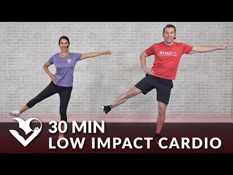 Low Impact Total Body Cardio Workout at Home for Beginners - 30 Minute Standing Cardio No Jumping