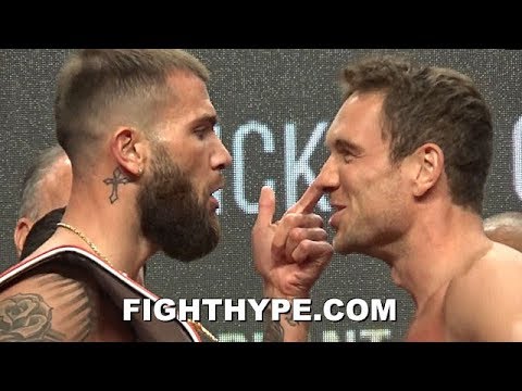 CALEB PLANT & MIKE LEE GO AT IT IN HEATED VERBAL ALTERCATION AT WEIGH-IN AND FINAL FACE OFF