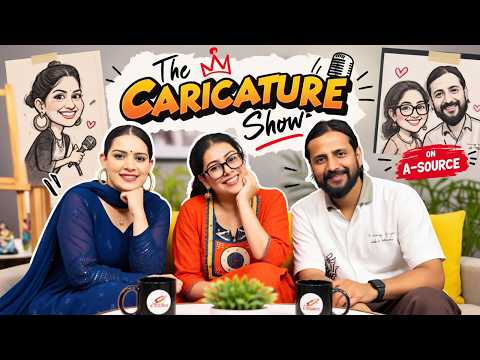 Meenakshi & Shivam Reveal Their Favourite Things 😂❤️ | The Caricature Show | A-Source