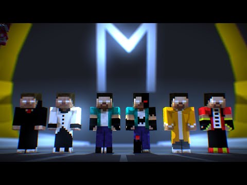 BELIEVER PROJECT FIRST MEET HEROBRINE BROTHERS - MINECRAFT ANIMATION #shorts