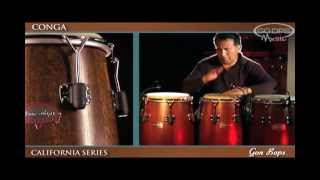 Video thumbnail for Gon Bops California Series Bongos and Congas by GoDpsMusic Live