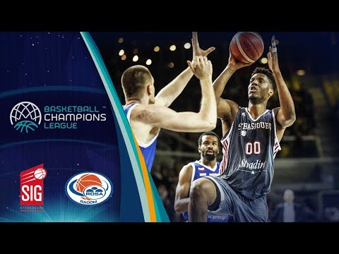 SIG Strasbourg v Rosa Radom - Highlights - Basketball Champions League