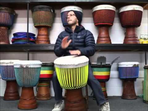 Drumskull Drums & Anthony Orlando  - Ivory Coast, Lenke wood Djembe