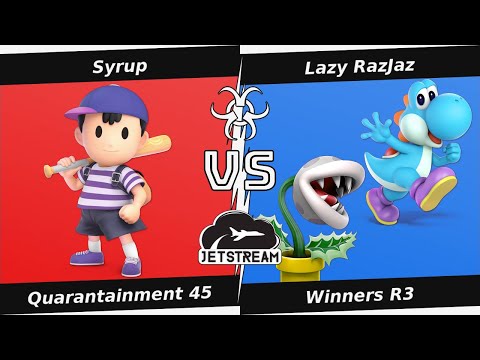 Quarantainment 45 Winners R3 - Syrup (Ness) Vs. Lazy RazJaz (Piranha Plant, Yoshi) - SSBU
