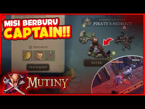 MISI MENGEJAR CAPTAIN SAMPAI KE PERSEMBUNYIAN! | MUTINY SURVIVAL INDONESIA