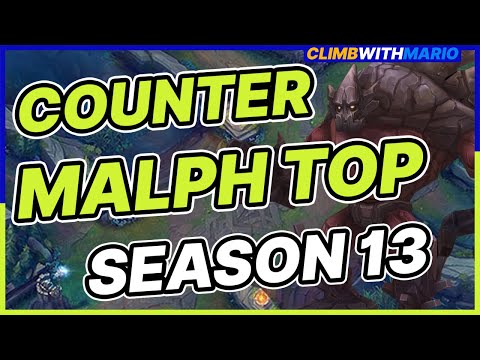 How To Counter MALPHITE Top Lane I League of Legends Season 13