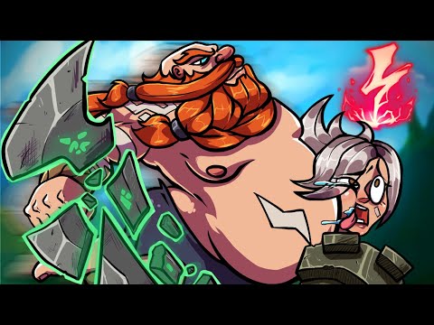 Destroying Riven With Electrocute Gragas🤰⚡