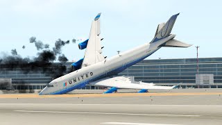 Airplane Pilot makes Seriously Nasty Landing after Birds Collision | XP11