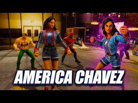 *NEW* AMERICA CHAVEZ GAMEPLAY! - Marvel Strike Force