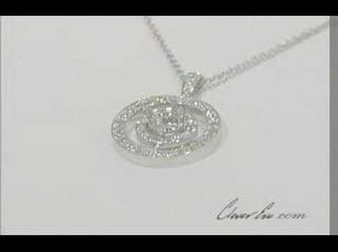Double Eternity Diamond Pendant - (.60 ct. tw.)