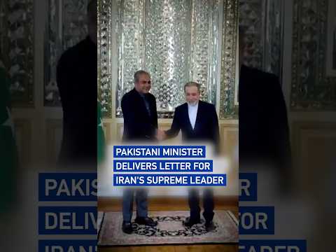 Pakistani minister visits Tehran, delivers 'special message' for supreme leader