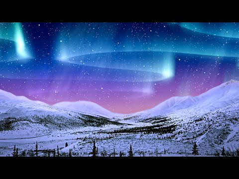 White Noise & Northern Lights | Sleep Sounds for Relaxation