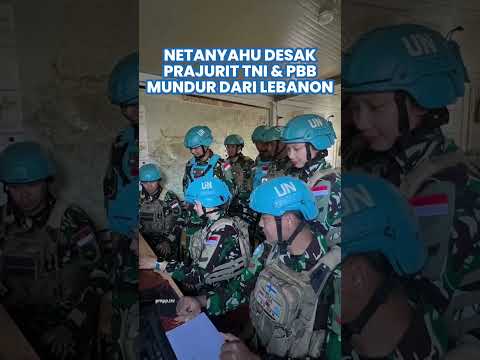 Netanyahu Desak Prajurit TNI & PBB Mundur dari Lebanon Seusai 2 Tentara Indonesia Ditembak Israel