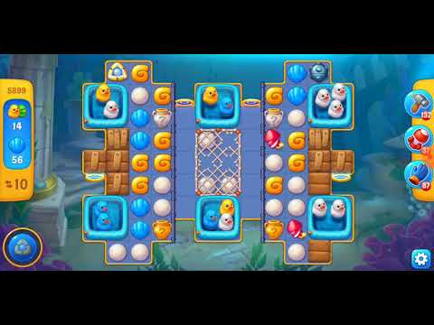 Fishdom. 5899 level no boosters and diamonds