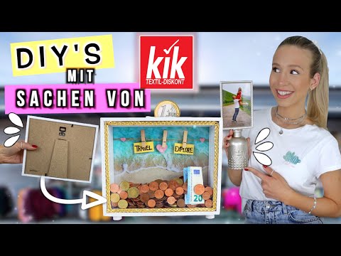DIYs MIT SACHEN VON KIK ✂️🛒 kann man daraus coole DIYs basteln?! - Cali Kessy