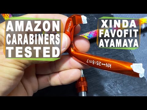 Amazon Chinese Knockoff Climbing Carabiners TESTED