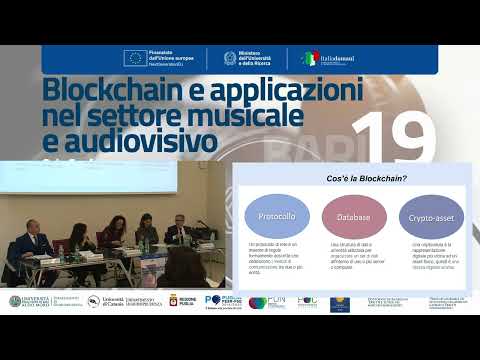 Blockchain e applicazioni nel settore musicale e audiovisivo — 19 aprile 2024