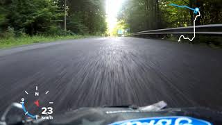 Uphill Climb with RC car on road (FPV)