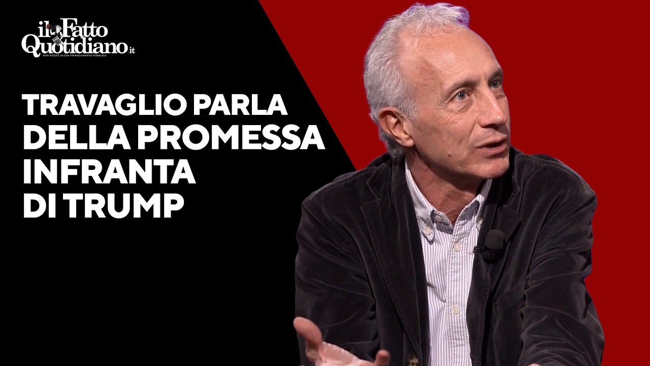 “Trump sotto ricatto di Netanyahu o la guerra è un diversivo da Epstein?”: la domanda di Travaglio