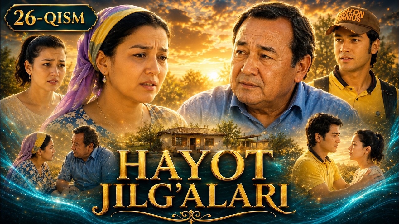 HAYOT JILG'ALARI 26-qism || ҲАЁТ ЖИЛҒАЛАРИ 26-қисм #premyera #nostalgia