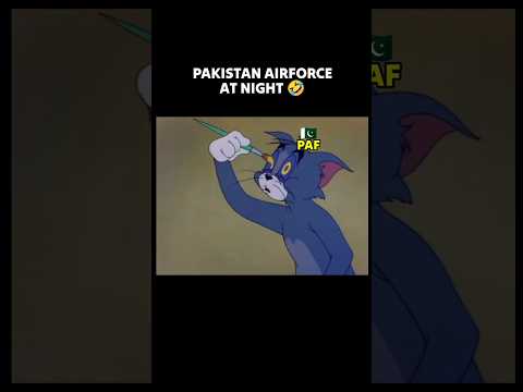 Pakistanische Luftwaffe bei Nacht 😅🤡 PAF vs IAF Tom und Jerry Version