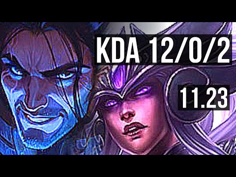 SYLAS vs SYNDRA (MID) | 12/0/2, Legendary | KR Diamond | 11.23
