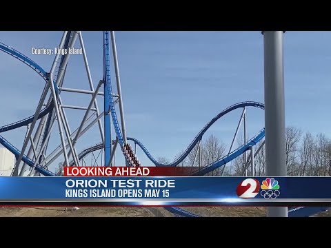 Kings Island's newest roller coaster, Orion, completes first test run