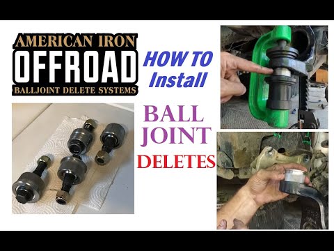 How to install the Ball Joint Delete kit from American Iron Off Road! JK Dana 30/44