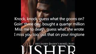 Hey Daddy - Usher Feat. Plies (Lyrics)