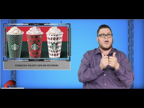 Starbucks' holiday cups are returning (ASL - 11.6.19)
