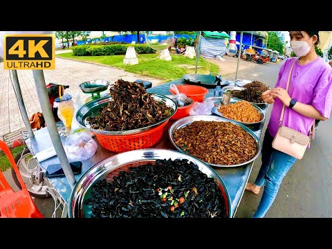 [4K] Cambodian Street Food Tours, Visit in Phnom Penh 2021