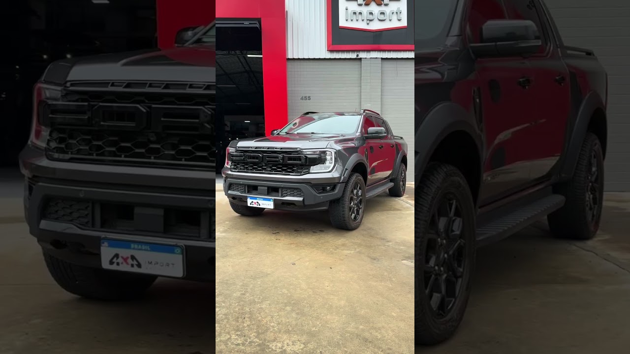 Ranger limited 2024 saindo com kit raptor simples e espaçador de rodas 35mm #camionetas4x4 #offroad