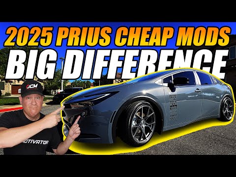 2025 TOYOTA PRIUS CHEAP MODS MADE A HUGE DIFFERENCE! MUST DO!