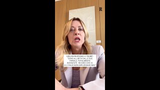 La PREMIER Meloni risponde a Trump: “ALLIBITA” 