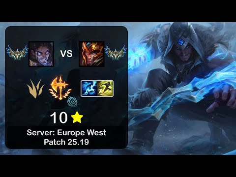 Sylas Jungle vs Jarvan IV - EUW Challenger - Patch 25.19